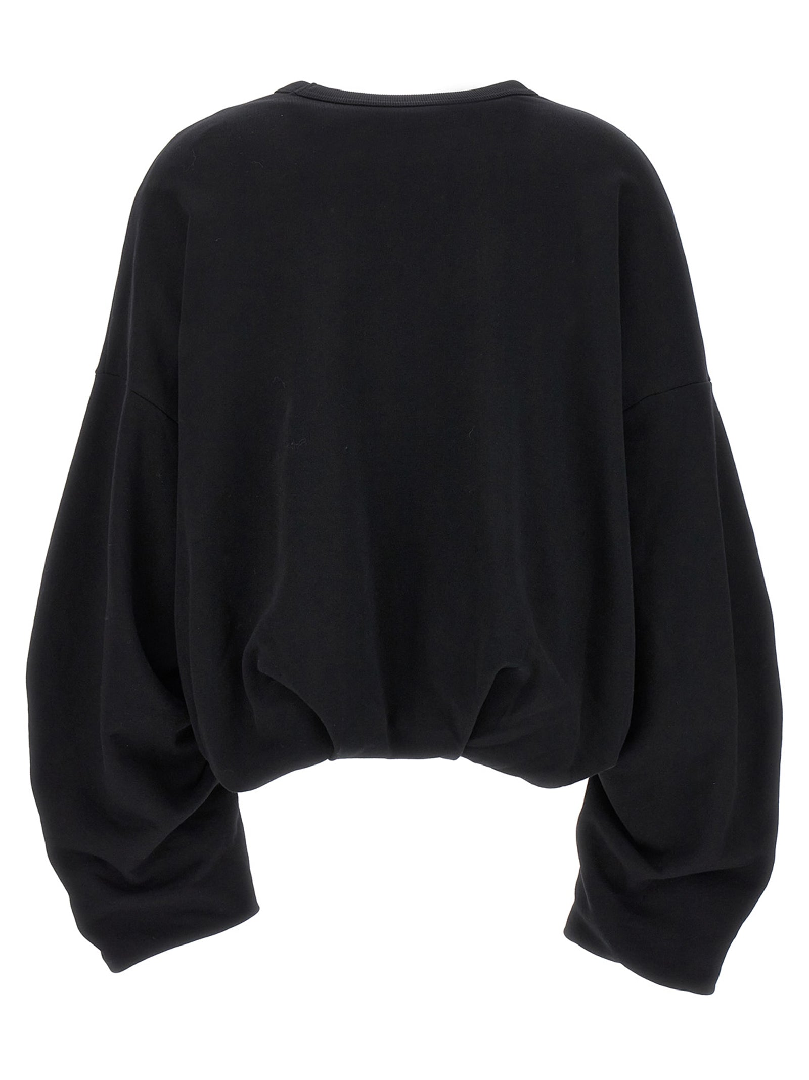Dries Van Noten Black Cotton Sweatshirt Dries Van Noten