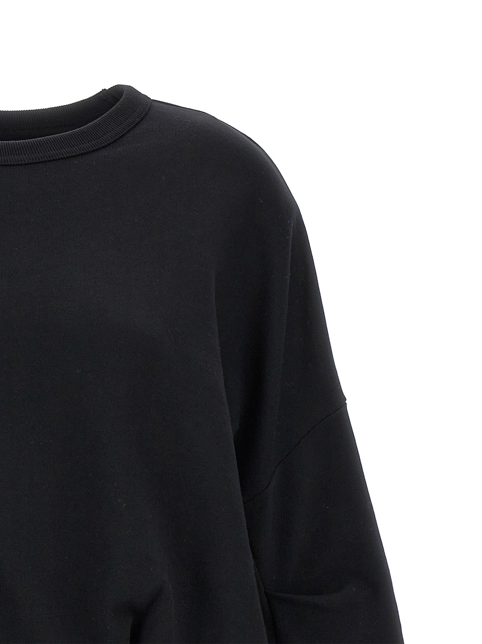 Dries Van Noten Black Cotton Sweatshirt Dries Van Noten