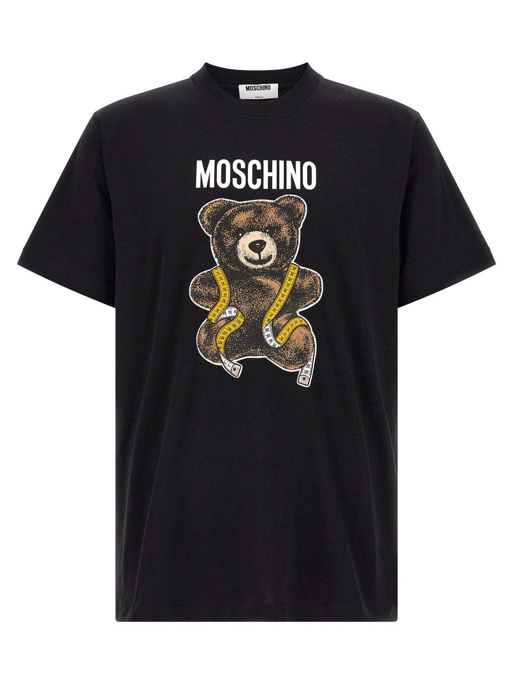 Moschino Black Cotton T-Shirt Moschino