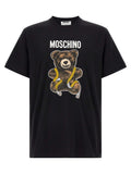 Moschino Black Cotton T-Shirt Moschino