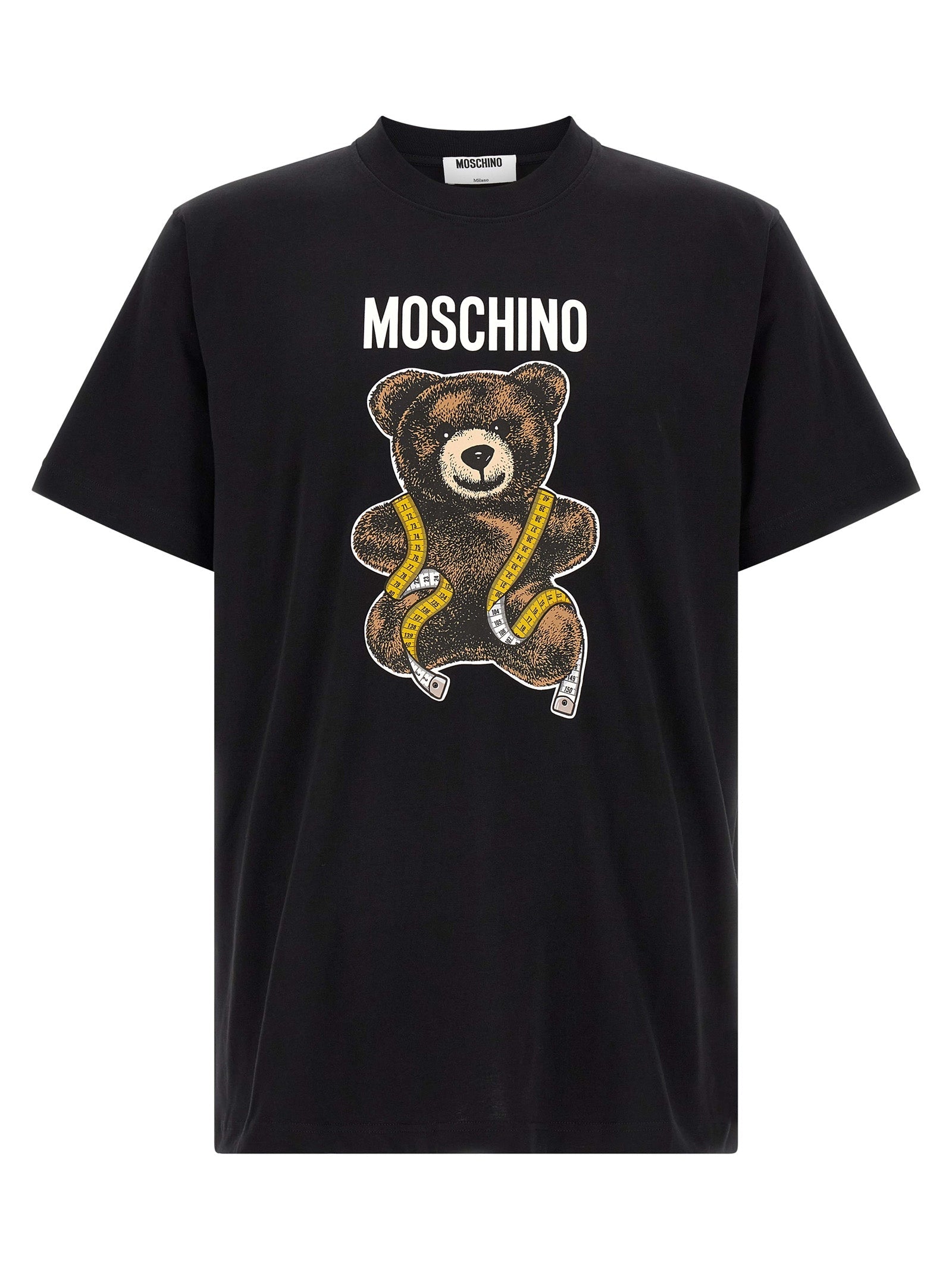 Moschino Black Cotton T-Shirt Moschino