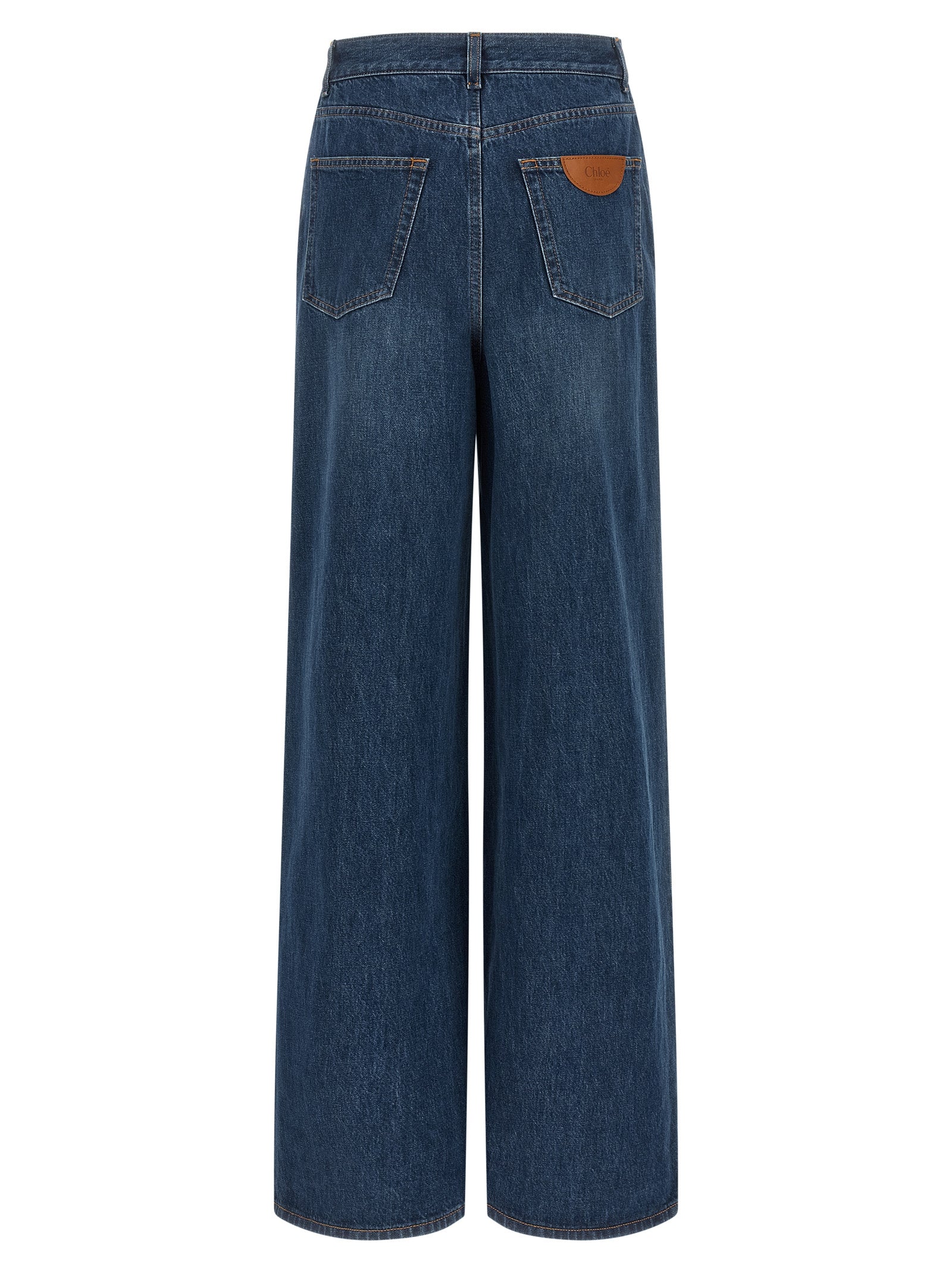 Chloé Blue Cotton Jeans Denim