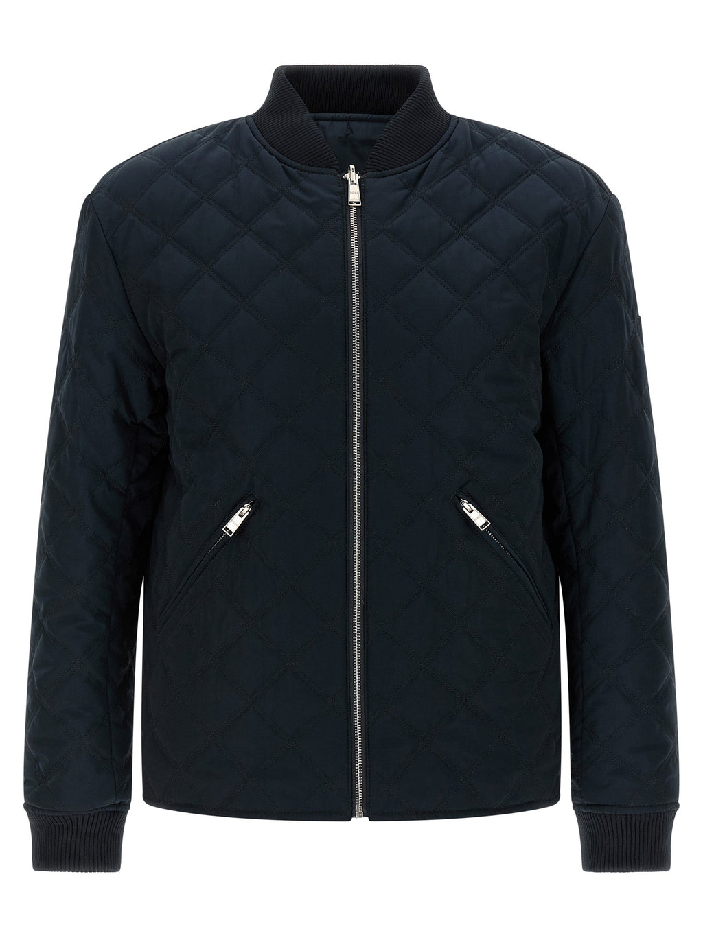 Hugo Boss Blue Polyester Bomber Hugo Boss