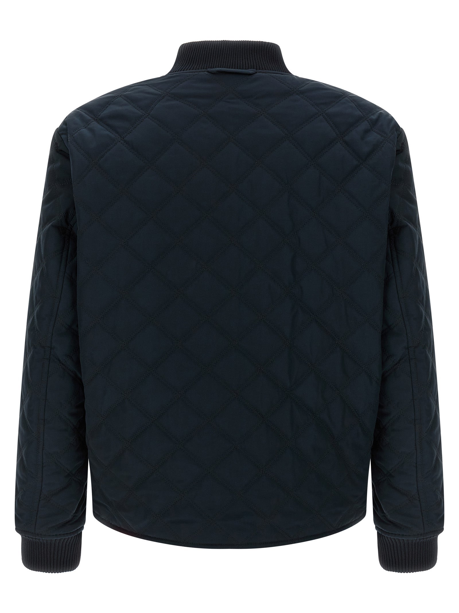 Hugo Boss Blue Polyester Bomber Hugo Boss