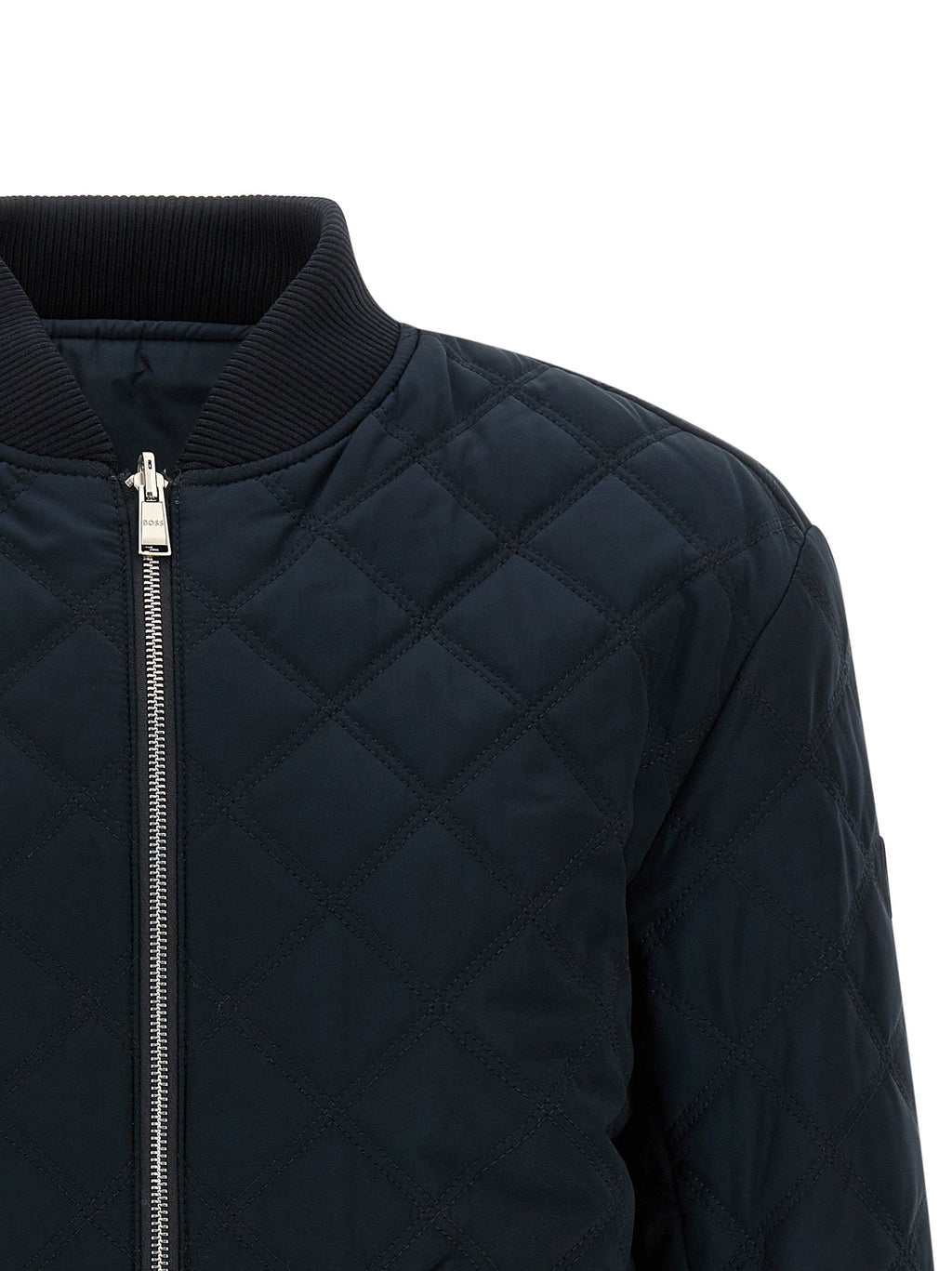Hugo Boss Blue Polyester Bomber Hugo Boss