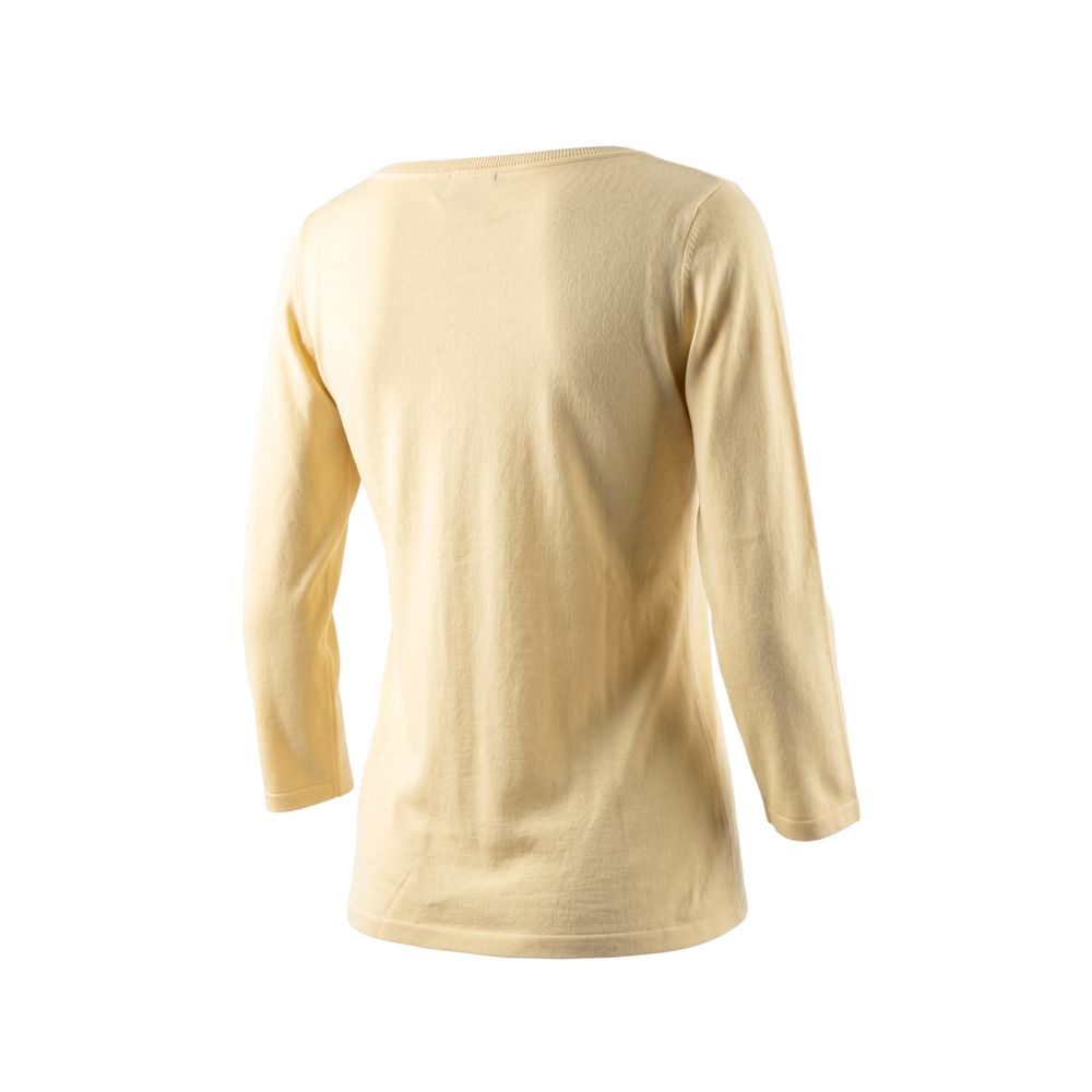 Malo Yellow Silk Women Sweater