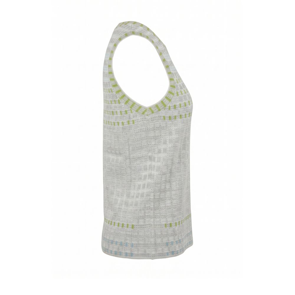 Malo Grey Silk Women Sweater