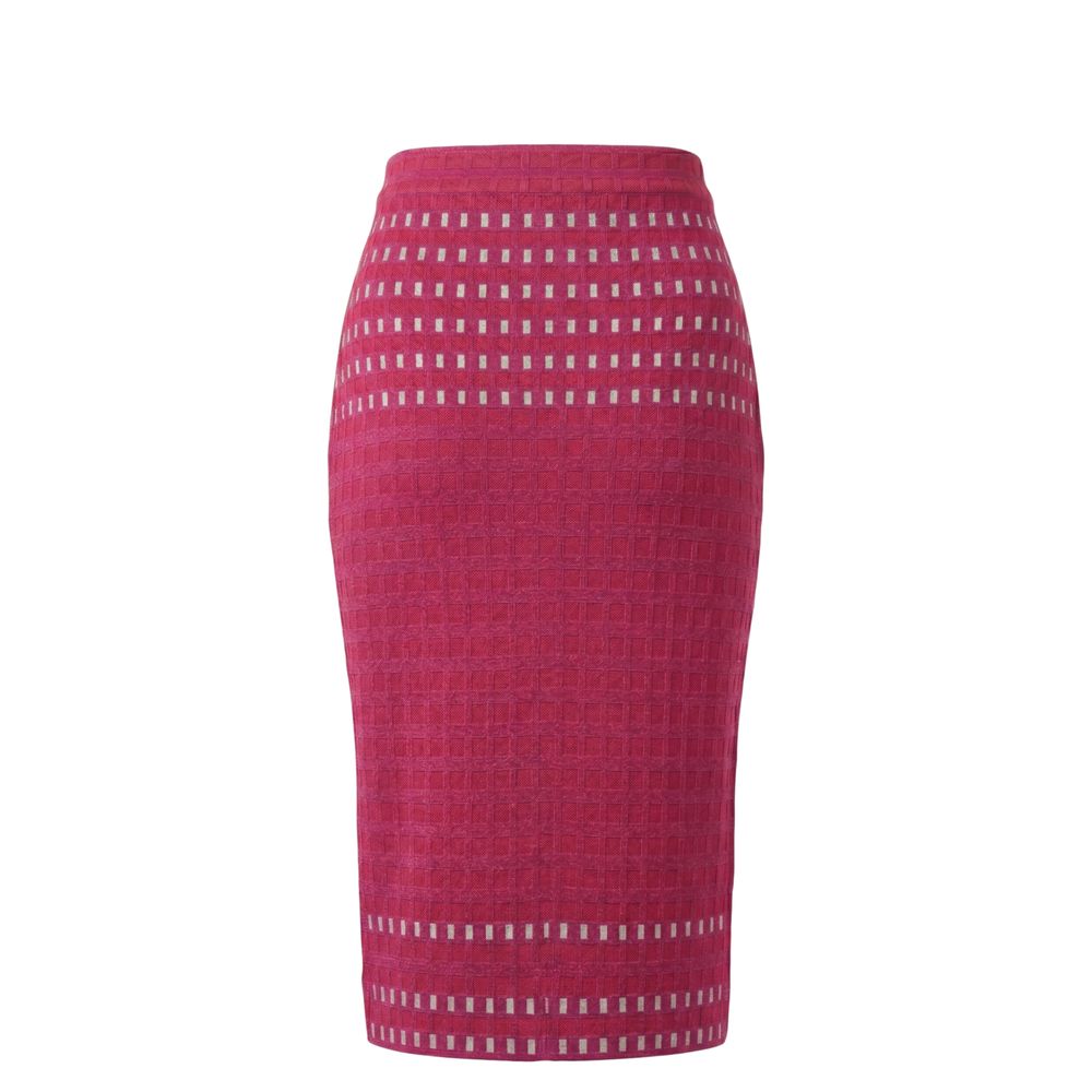 Malo Purple Silk Women Skirt