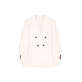 Brunello Cucinelli White Virgin Wool Blazer