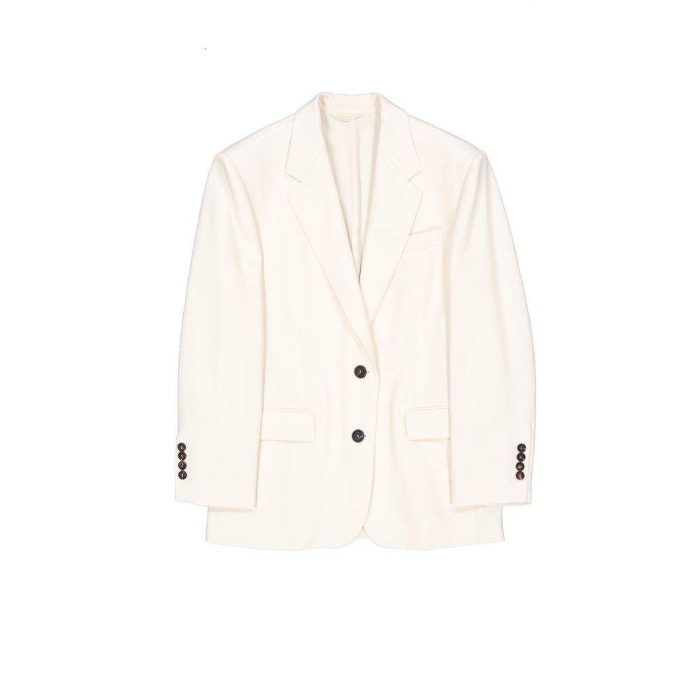 Brunello Cucinelli White Viscose Blazer