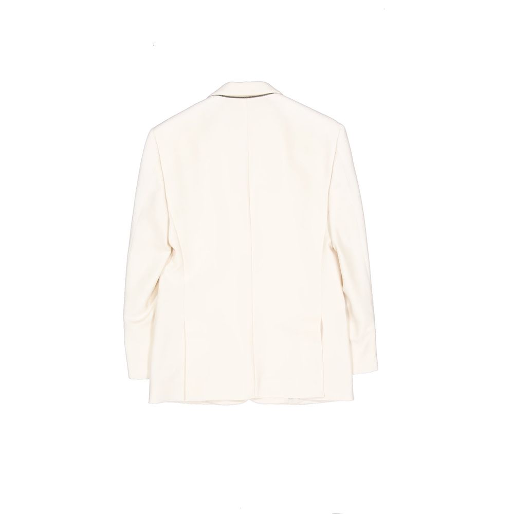 Brunello Cucinelli White Viscose Blazer