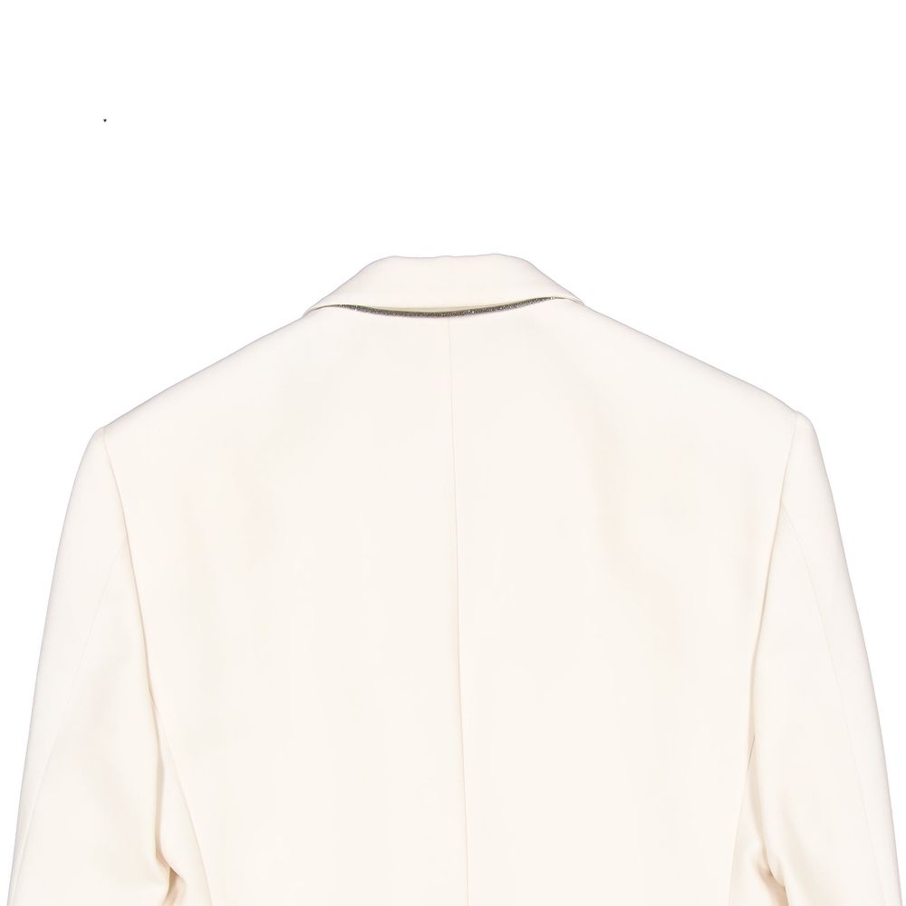 Brunello Cucinelli White Viscose Blazer