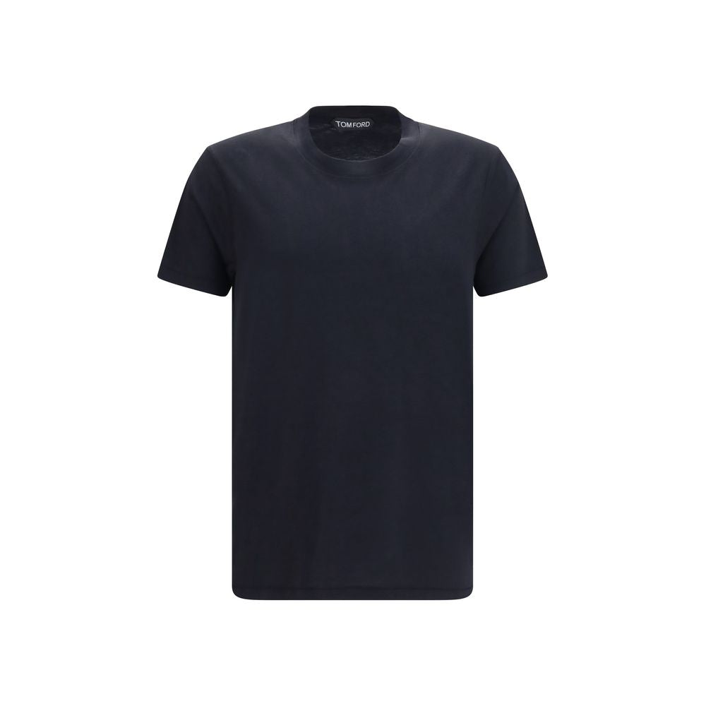Tom Ford Black Cotton T-Shirt