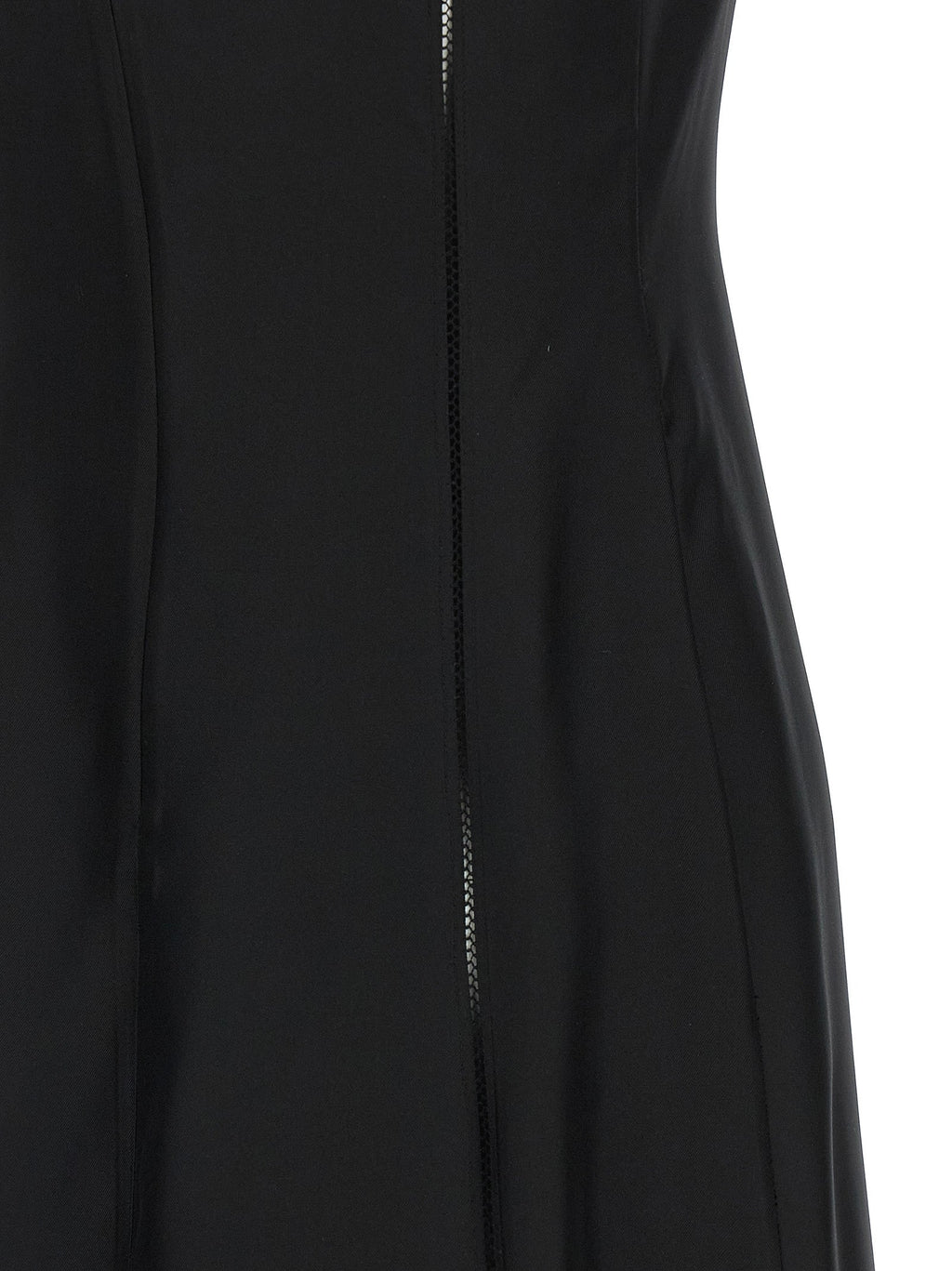 Loulou De Saison Black Silk Midi Dress