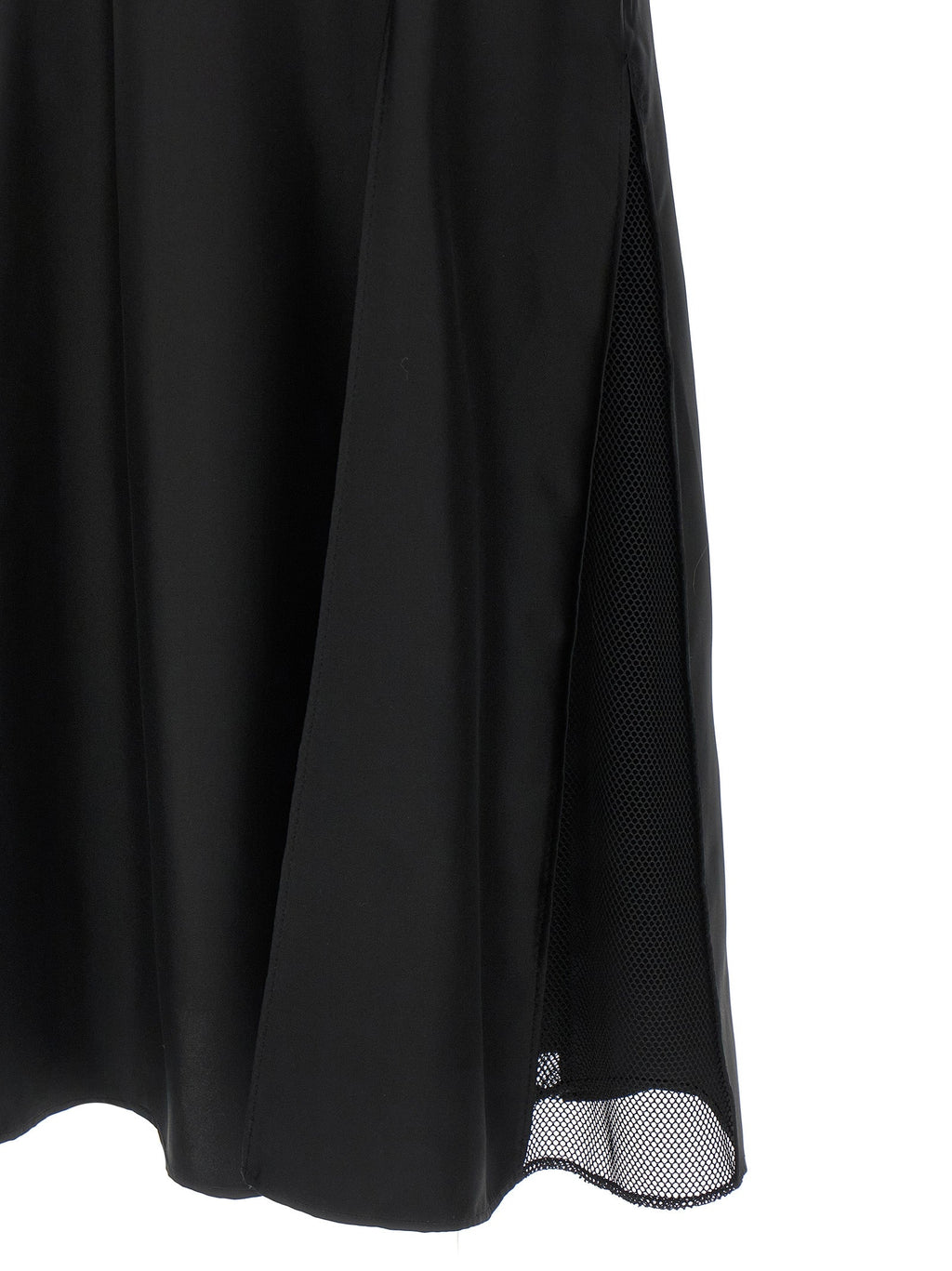 Loulou De Saison Black Silk Midi Dress