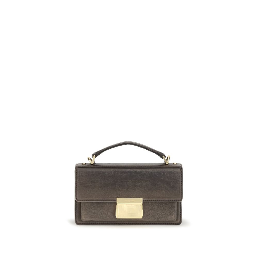 Golden Goose Brown Calf Leather Bos Taurus Handbag