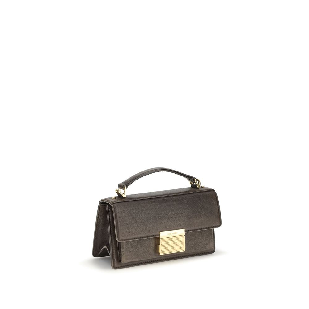 Golden Goose Brown Calf Leather Bos Taurus Handbag Golden Goose