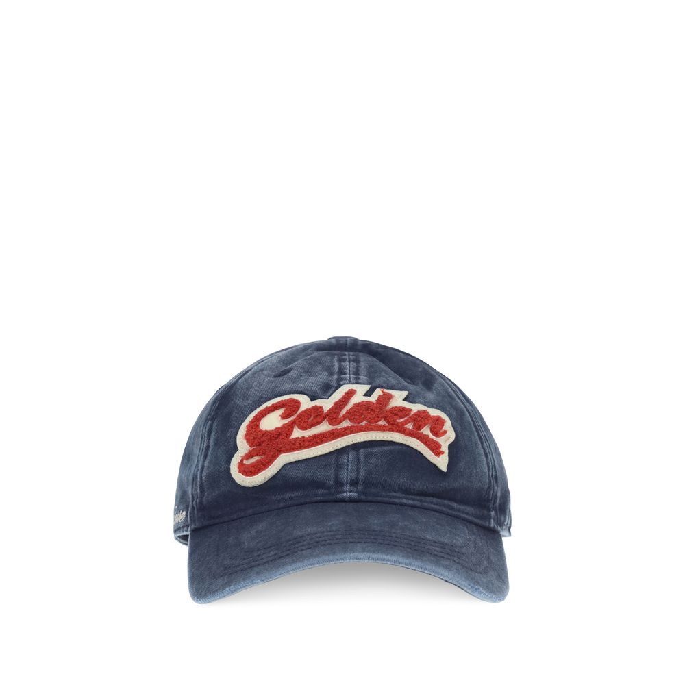 Golden Goose Blue Cotton Cap (Baseball Hat)