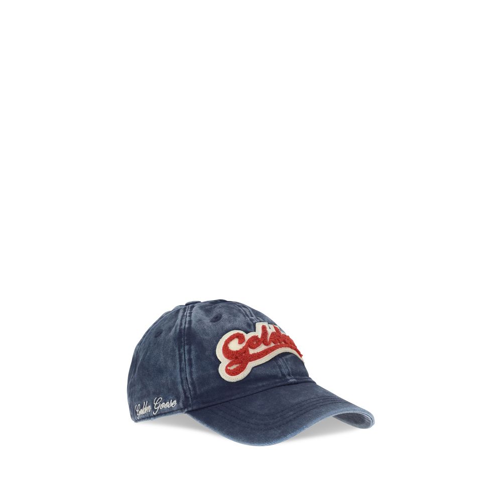 Golden Goose Blue Cotton Cap (Baseball Hat)