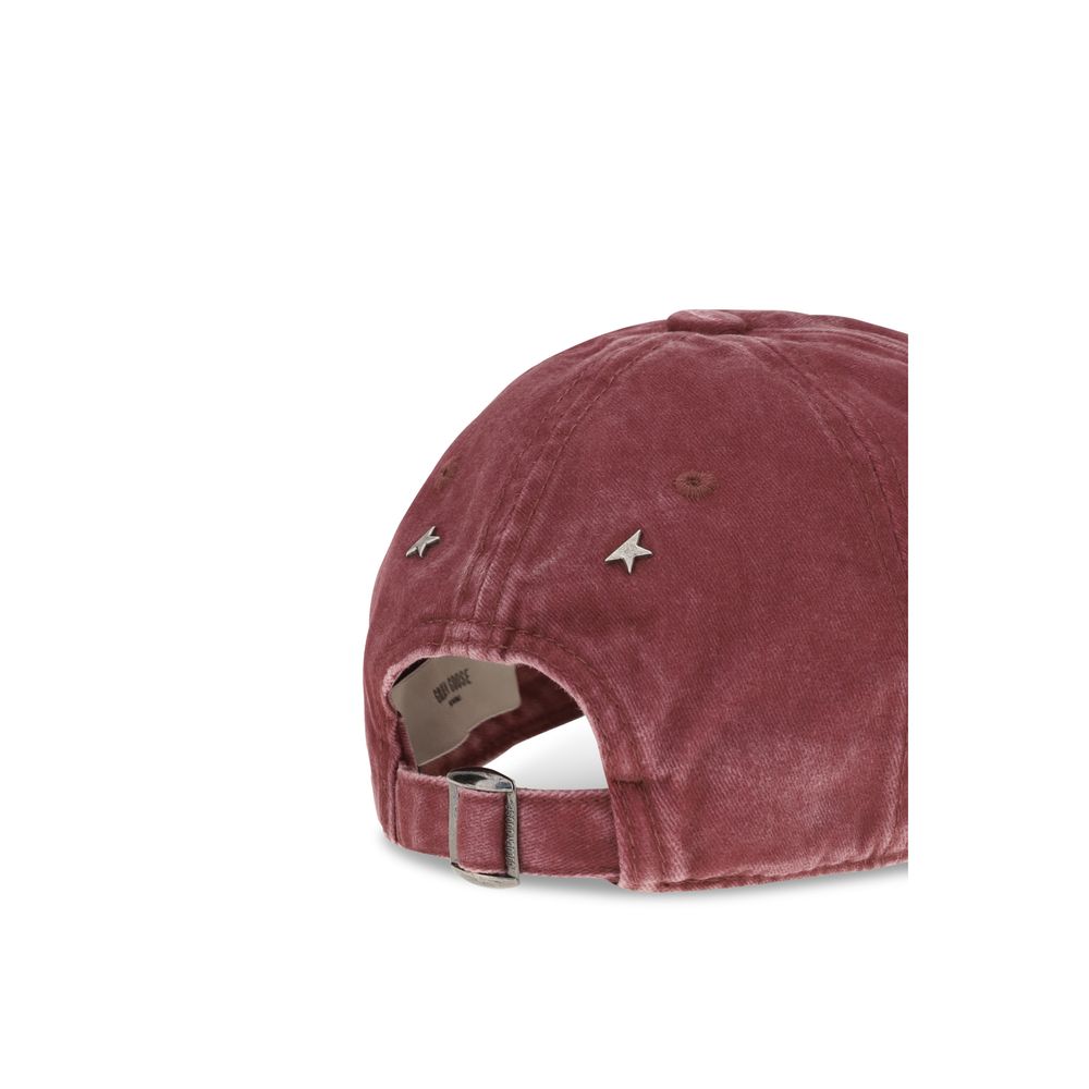 Golden Goose Bordeaux Cotton Cap (Baseball Hat)