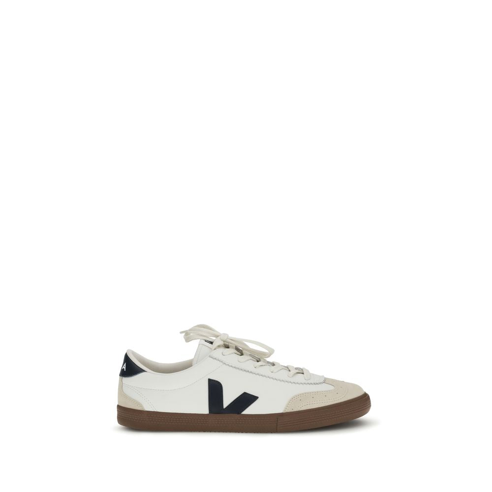 Veja White Calf Leather Bos Taurus Athletic Sneakers Veja
