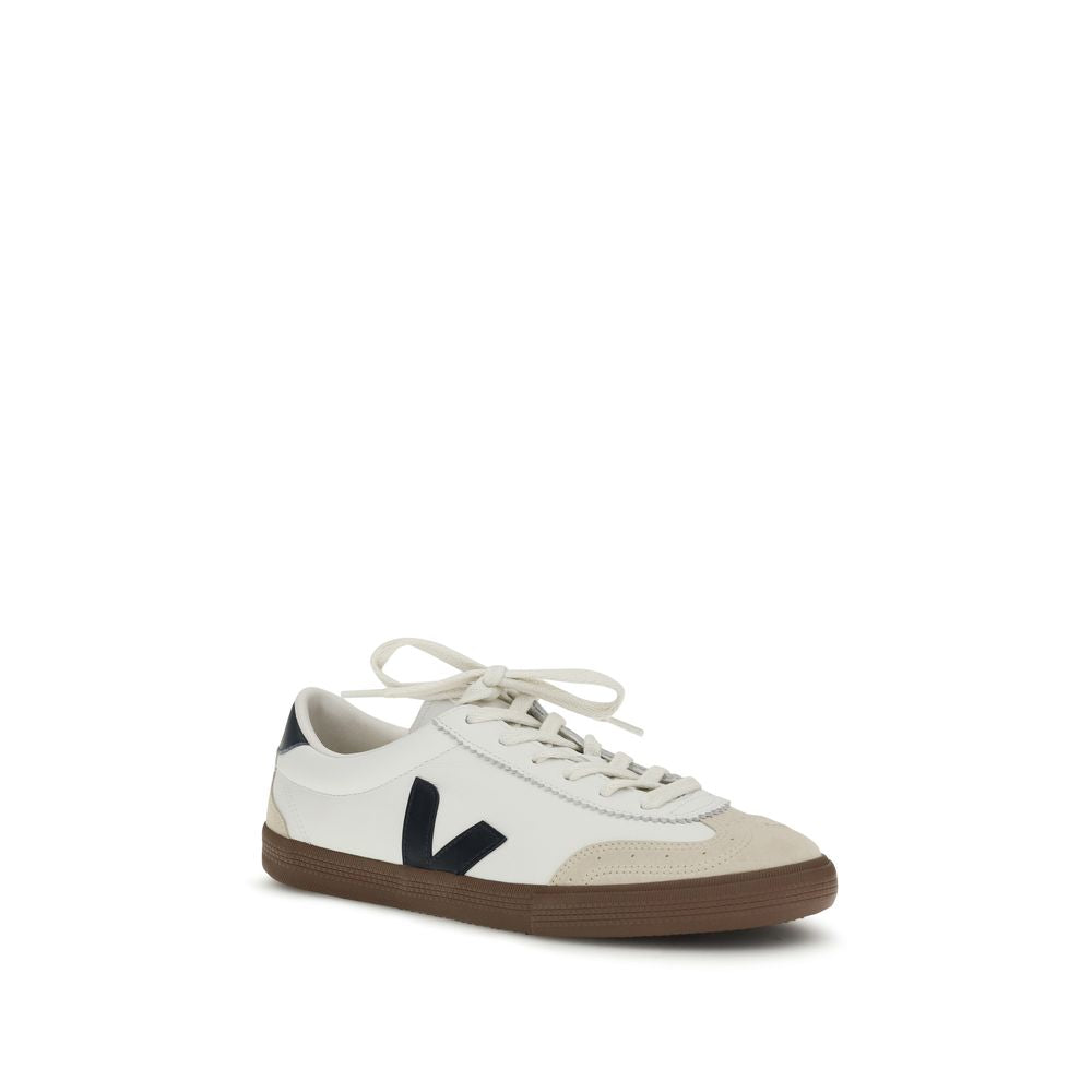 Veja White Calf Leather Bos Taurus Athletic Sneakers Veja