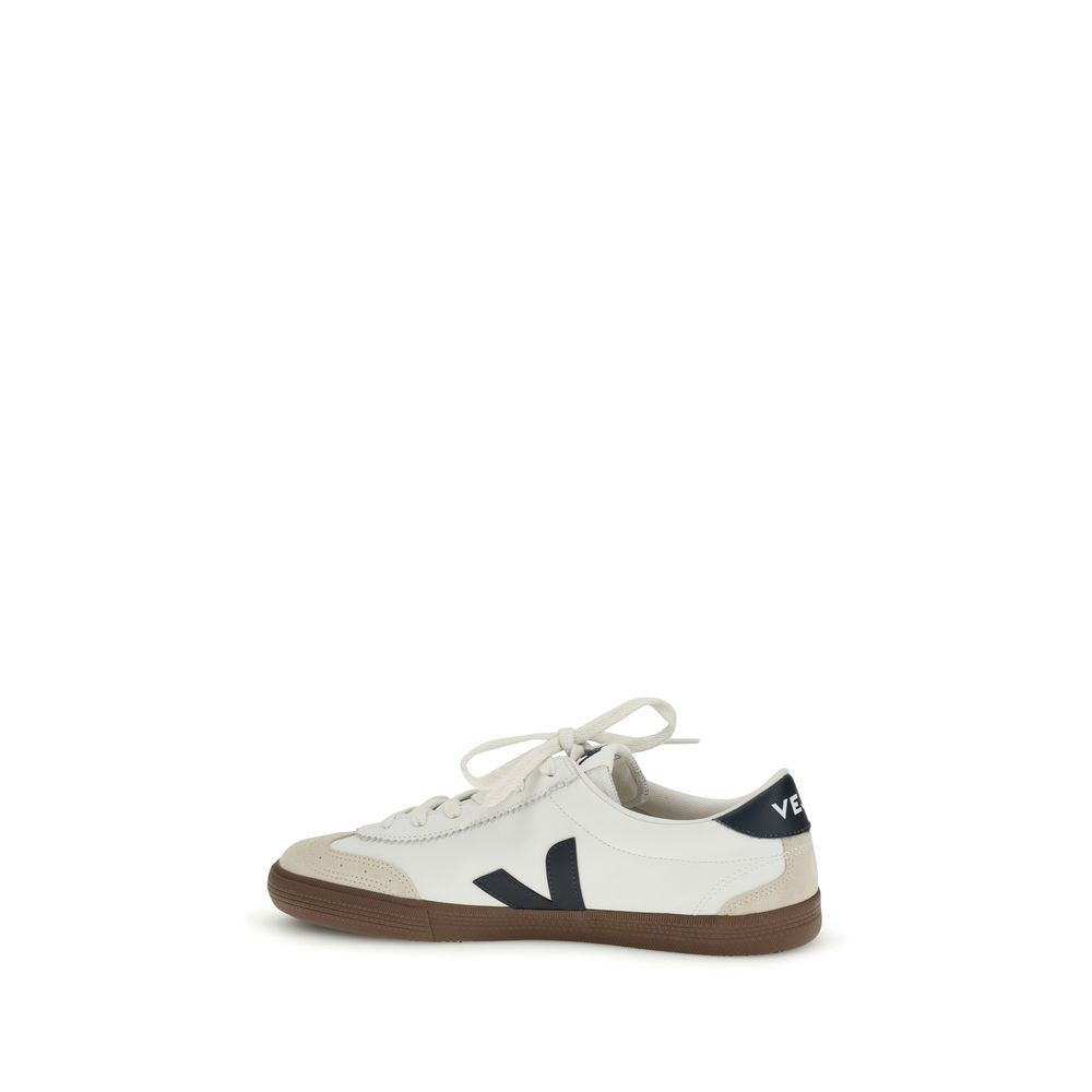 Veja White Calf Leather Bos Taurus Athletic Sneakers Veja