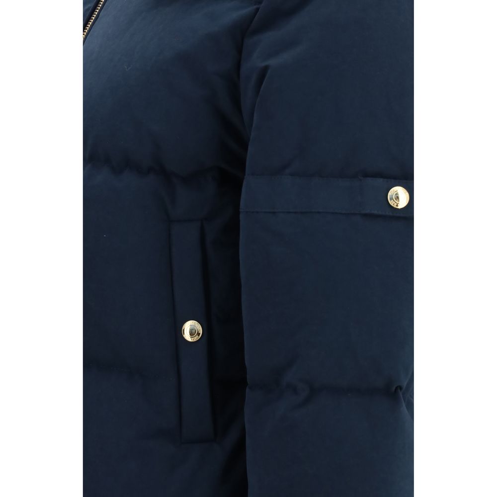 Thom Browne Blue Cotton Full-Length Jacket