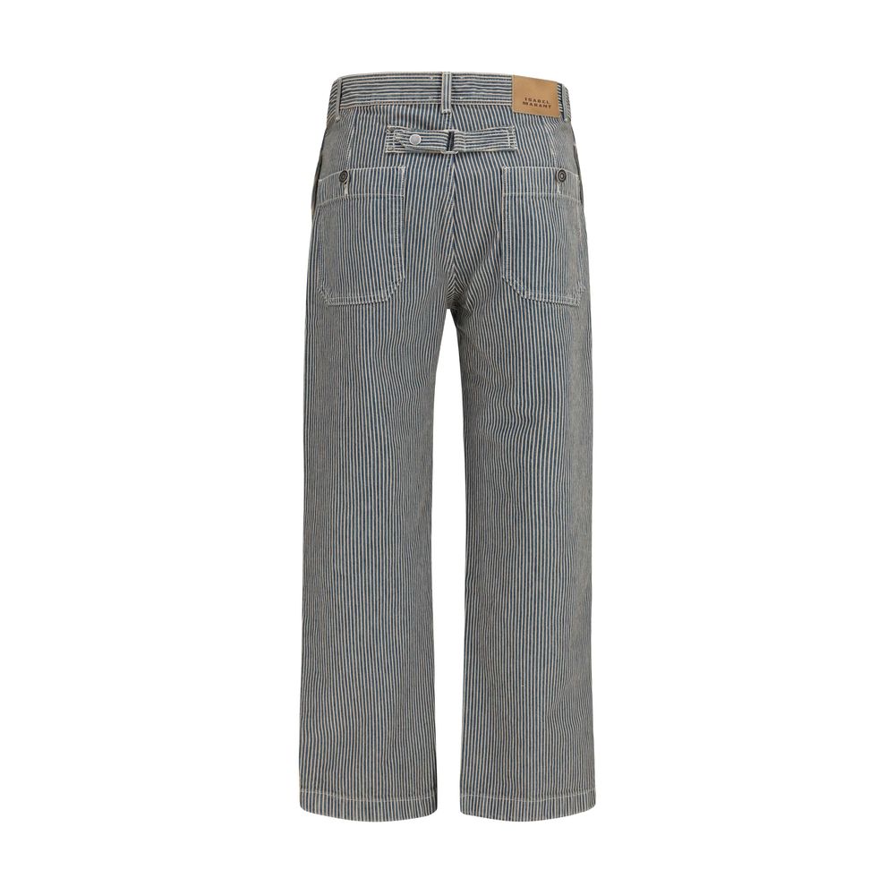 Isabel Marant Étoile Blue Polyester Casual Pants