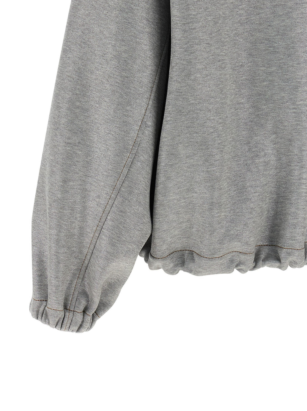 Brunello Cucinelli Silver Cotton Bomber Brunello Cucinelli