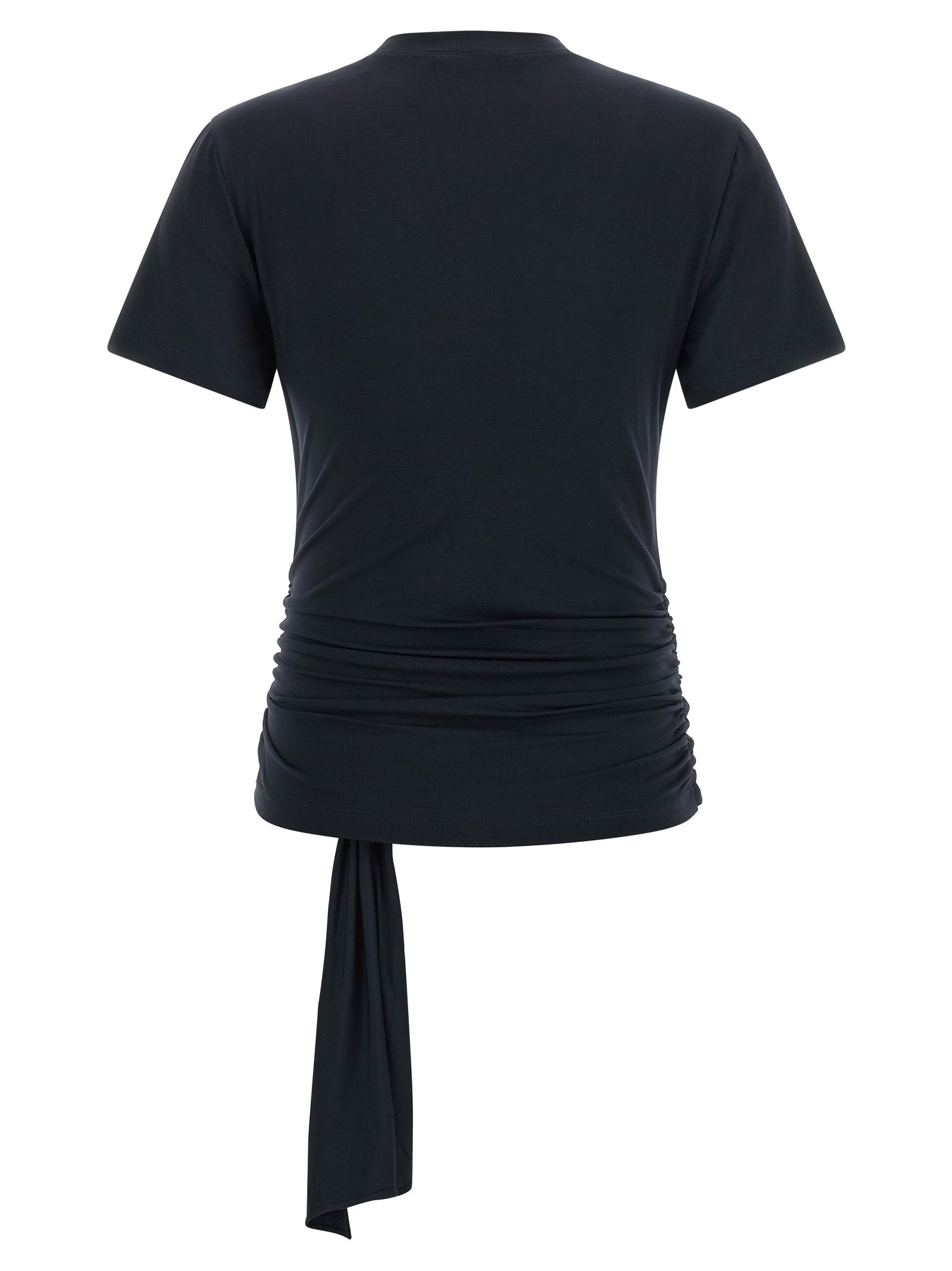 7 For All Mankind Blue Lyocell T-Shirt