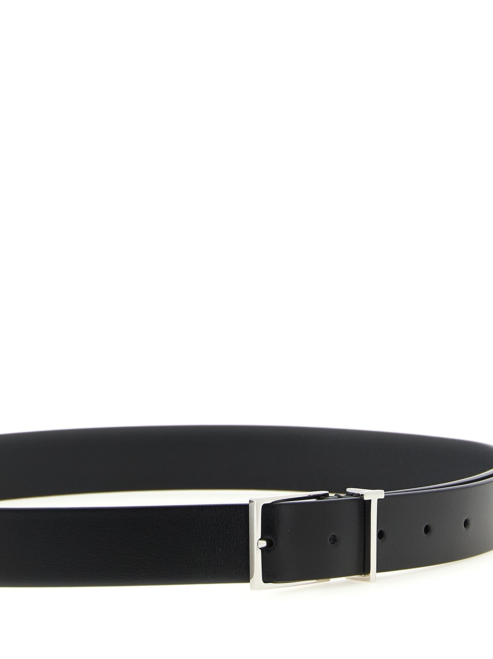 Tom Ford Black Calfskin Thin Belt Tom Ford