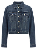 7 For All Mankind Blue Cotton Denim Jacket