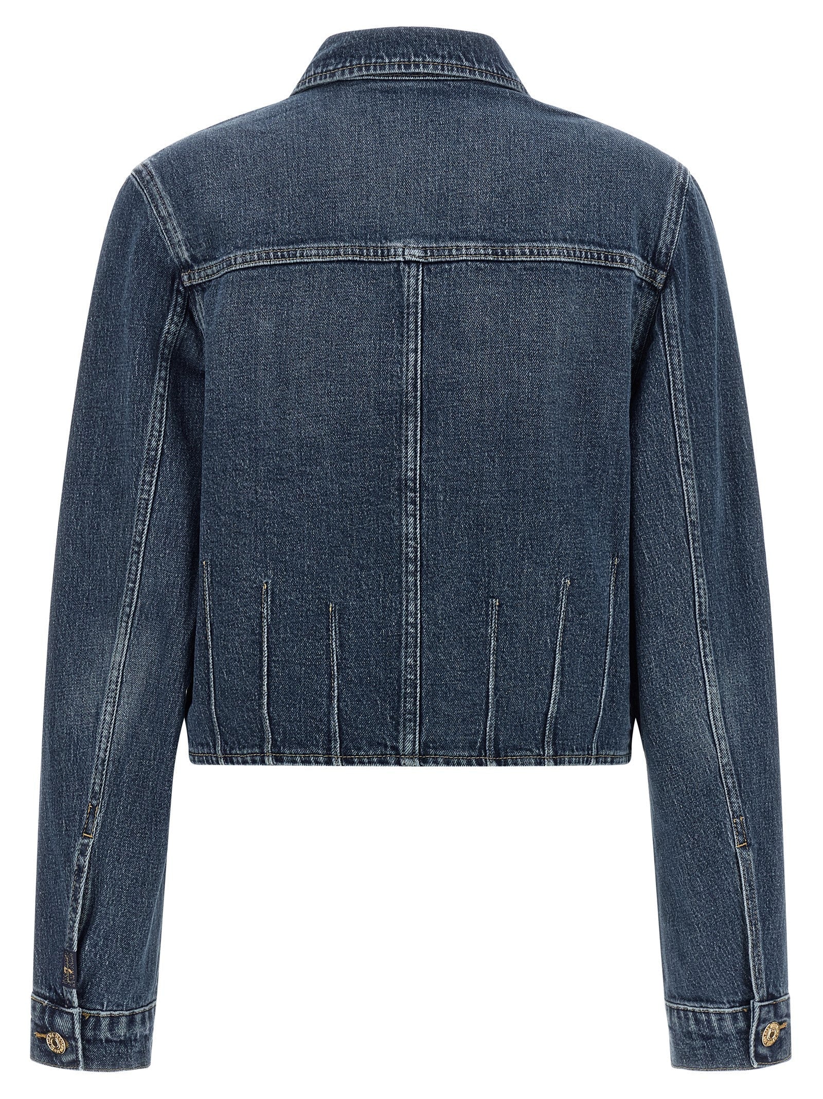 7 For All Mankind Blue Cotton Denim Jacket