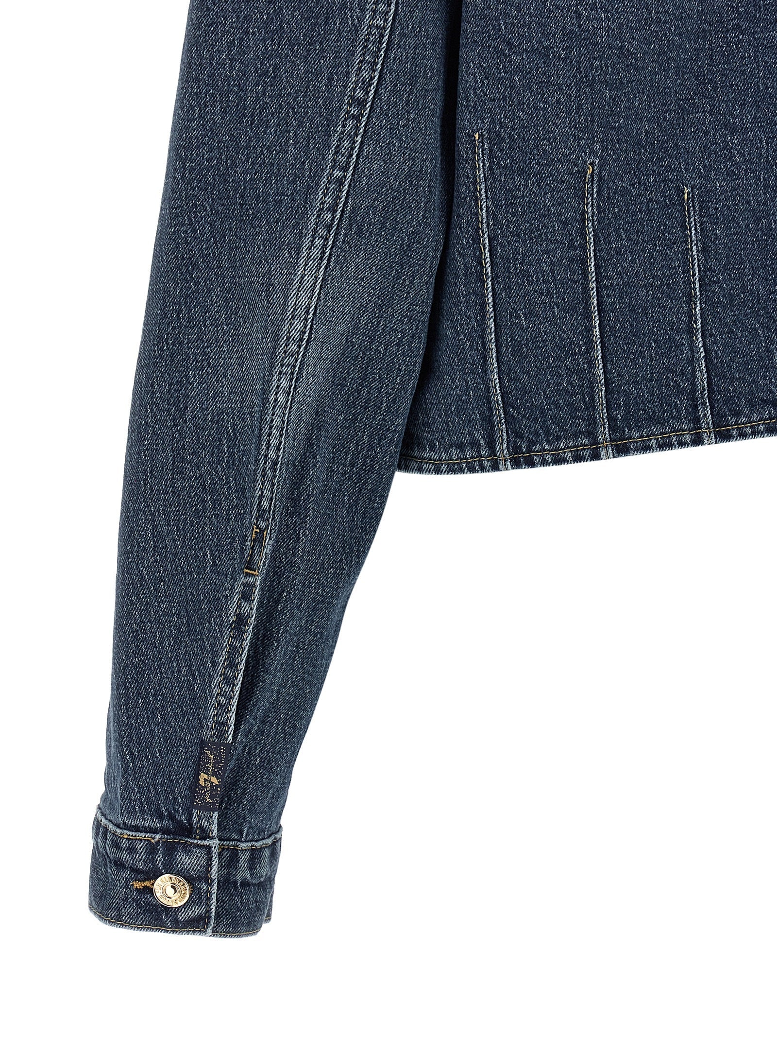 7 For All Mankind Blue Cotton Denim Jacket