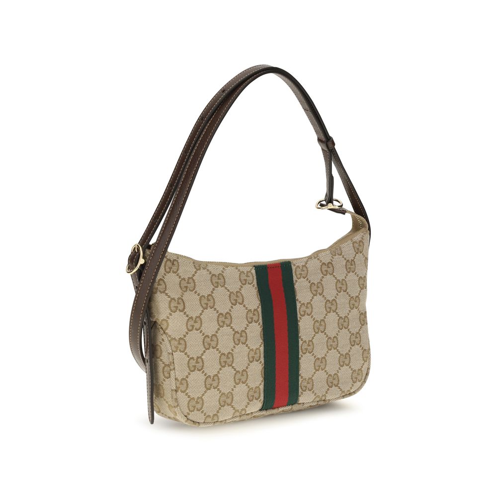 Gucci Beige Polyester Shoulder Bag