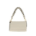 Coccinelle Beige Calf Leather Bos Taurus Shoulder Bag