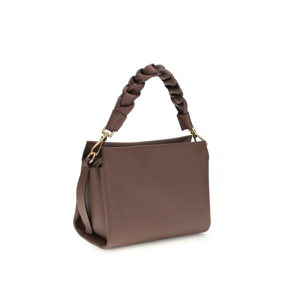 Coccinelle Brown Calf Leather Bos Taurus Handbag