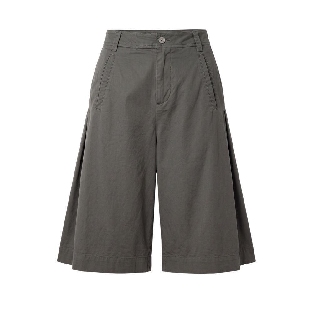 Mr&Mrs Italy Grey Cotton Women Shorts
