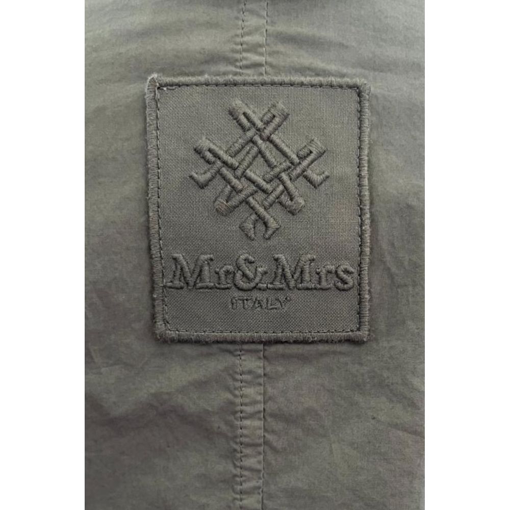 Mr&Mrs Italy Grey Cotton Women Shirt