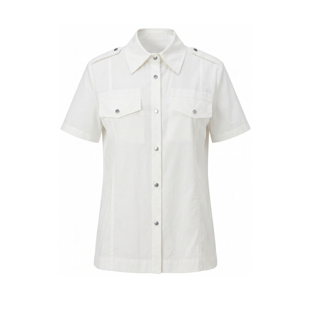 Mr&Mrs Italy White Cotton Women Shirt