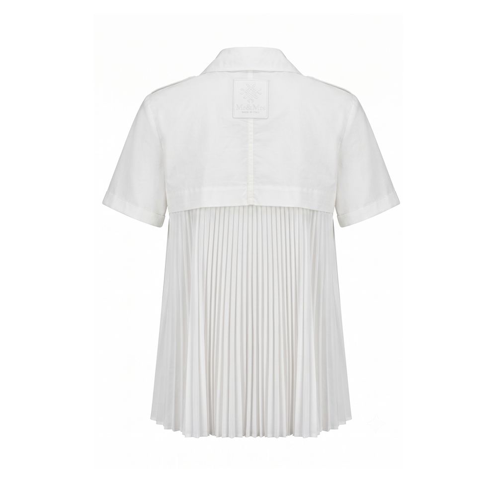 Mr&Mrs Italy White Cotton Women Shirt