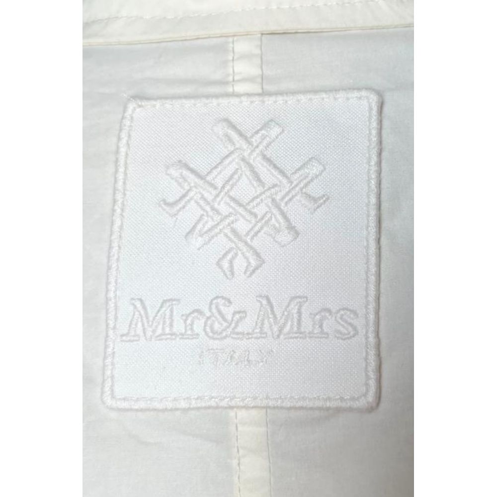 Mr&Mrs Italy White Cotton Women Shirt
