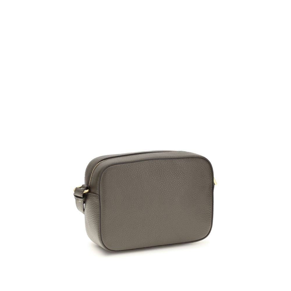 Coccinelle Brown Calf Leather Bos Taurus Shoulder Bag