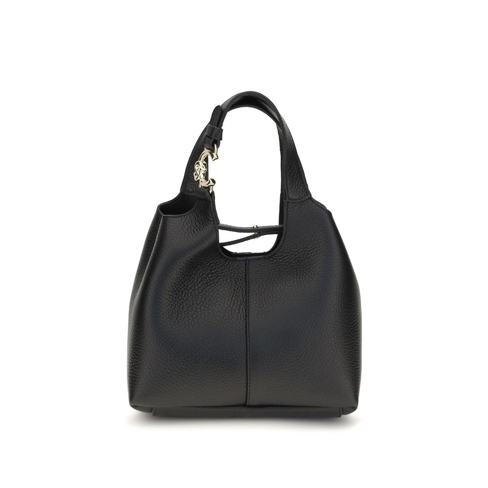 Coccinelle Black Calf Leather Bos Taurus Handbag