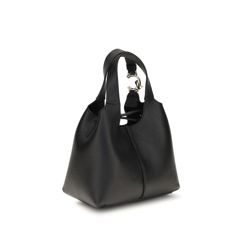 Coccinelle Black Calf Leather Bos Taurus Handbag