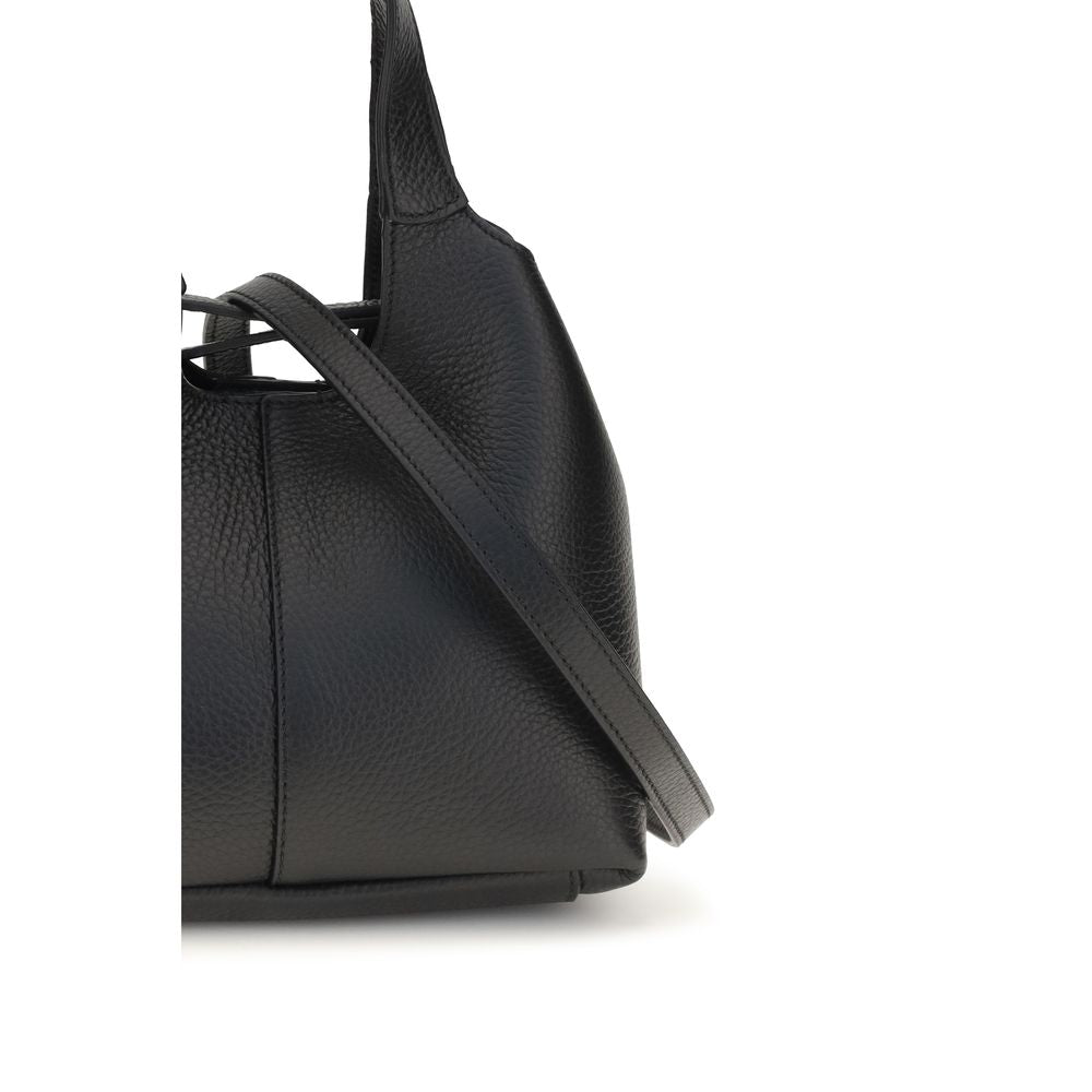 Coccinelle Black Calf Leather Bos Taurus Handbag