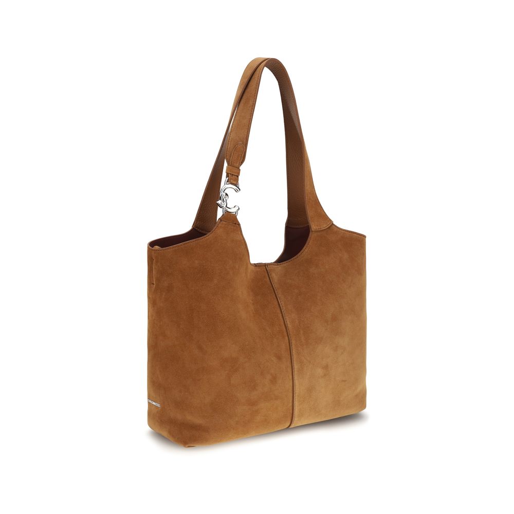 Coccinelle Brown Calf Leather Bos Taurus Shoulder Bag