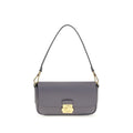 Coccinelle Blue Calf Leather Bos Taurus Shoulder Bag