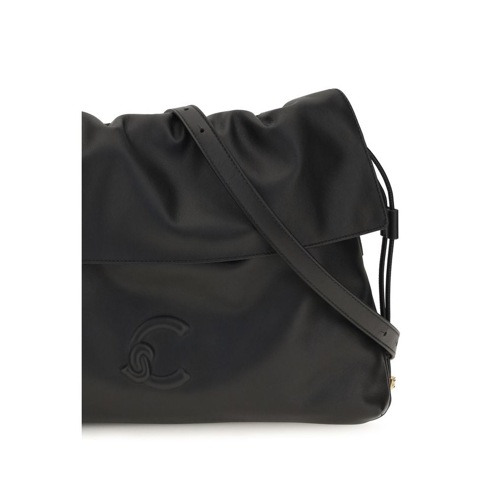 Coccinelle Black Calf Leather Bos Taurus Shoulder Bag